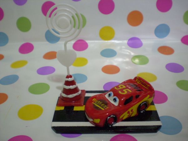 porta recados ou fotos mcqueen
